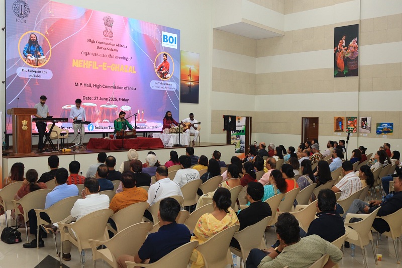 High Commission of India organized "Mehfil-e-Ghazal : A soulful evening of music and poetry" at the High Commission of I – photo 6