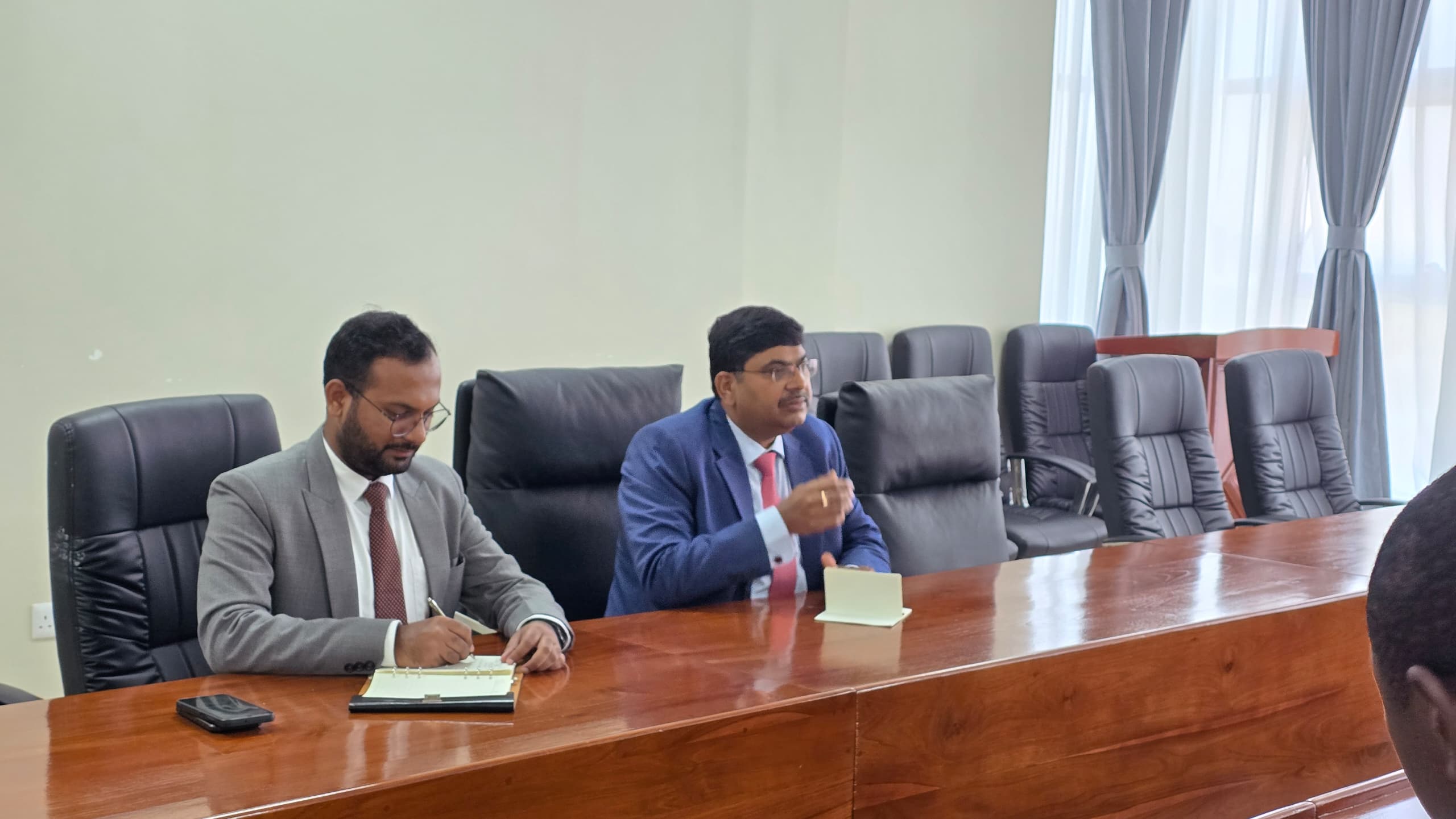 H.E. Mr. Bishwadip Dey, High Commissioner of India, met with Prof. Hon. Carolyne Nombo, Permanent Secretary for the Mini – photo 5
