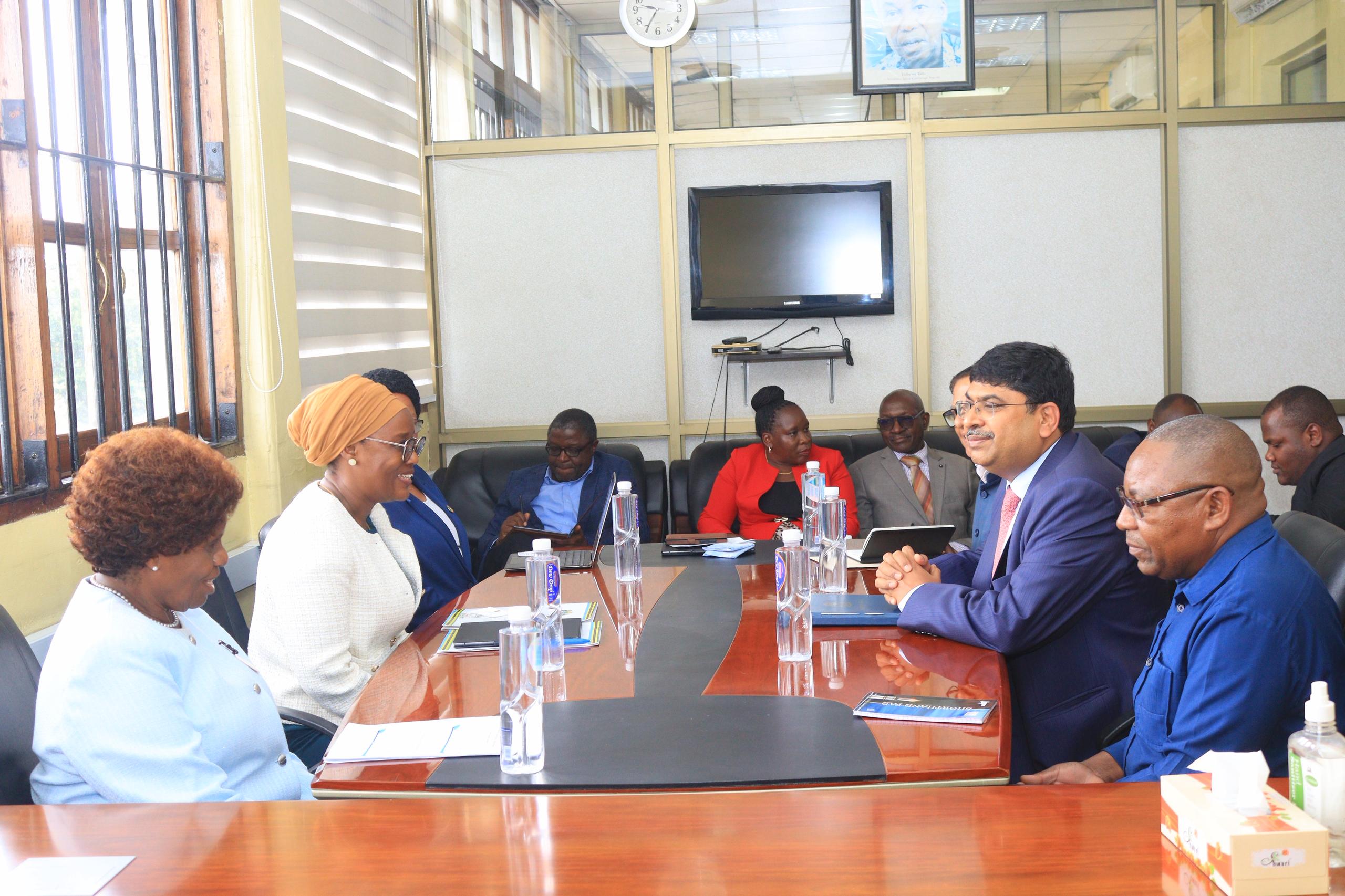 H.E. Mr. Bishwadip Dey, High Commissioner of India, met with Dr. Amina S. Msengwa, Statistician General, National Bureau – photo 5