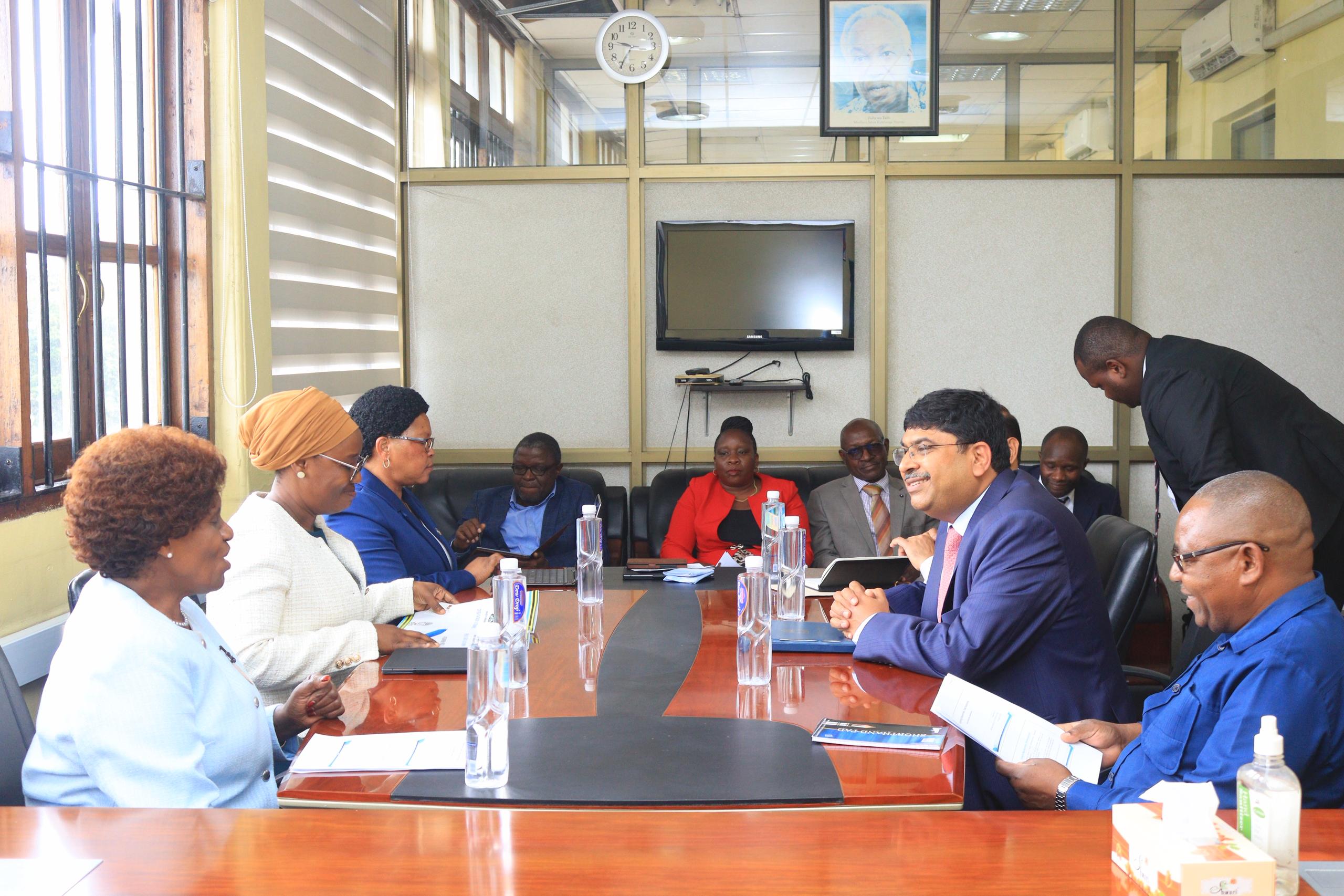 H.E. Mr. Bishwadip Dey, High Commissioner of India, met with Dr. Amina S. Msengwa, Statistician General, National Bureau – photo 7
