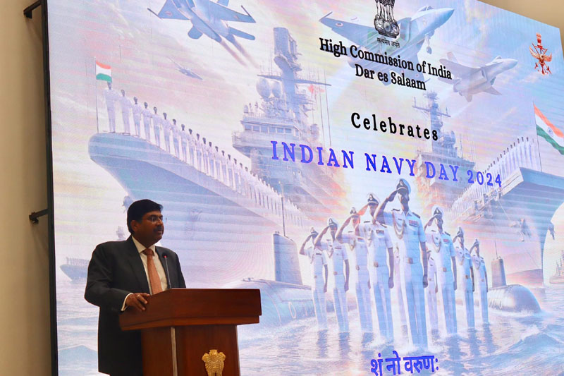High Commissioner Mr. Bishwadip Dey presided over the Indian Navy Day 2024 celebrations at the High Commission. The high – photo 2