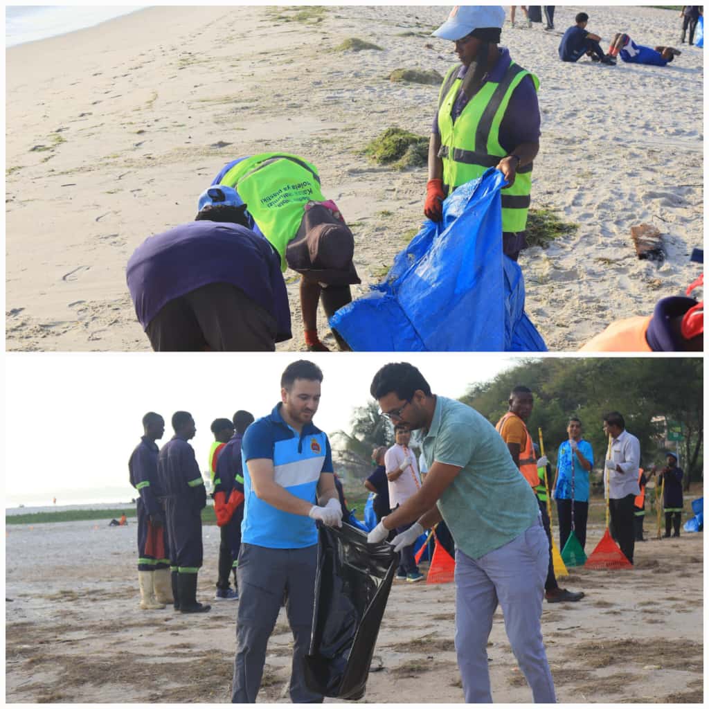 High Commission of India organized a Beach Cleaning Programme as part of the #SwachhataHiSeva2025 Campaign (25 September – photo 2