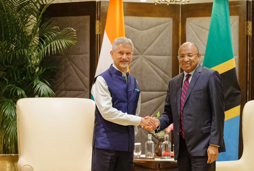 External Affairs Minister Dr. S. Jaishankar calls on President of Zanzibar Dr. Hussein Ali Mwinyi in New Delhi