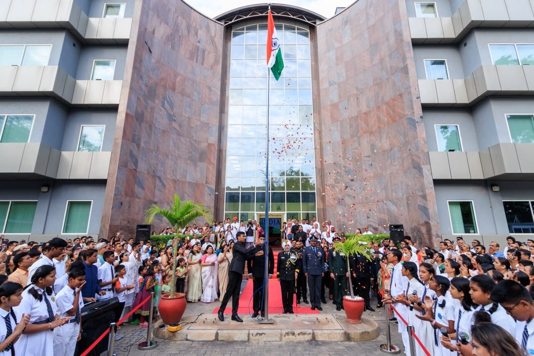 Flag hoisting on the 80th Independence Day of India at the High Commission, Dar es Salaam