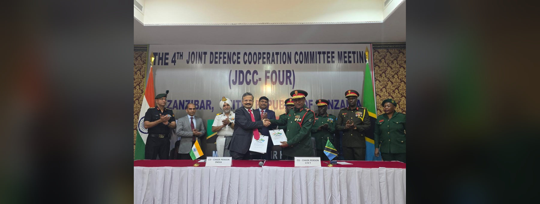 4th India–Tanzania Joint Defence Cooperation Committee in Zanzibar and Arusha