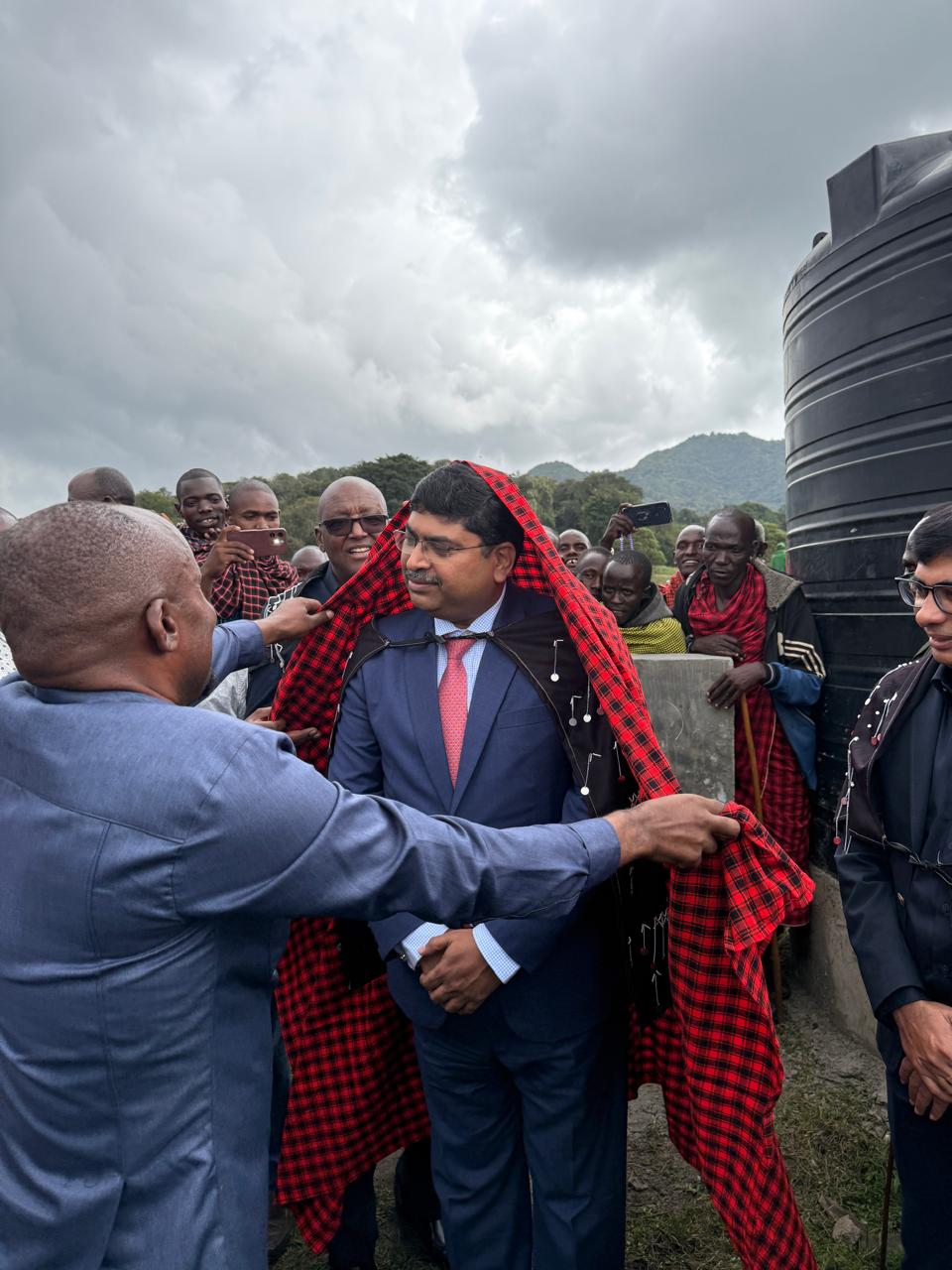 Inauguration of a water project in Longido District by Mr. Bishwadip Dey, High Commissioner of India, and Dr. Steven L. – photo 6