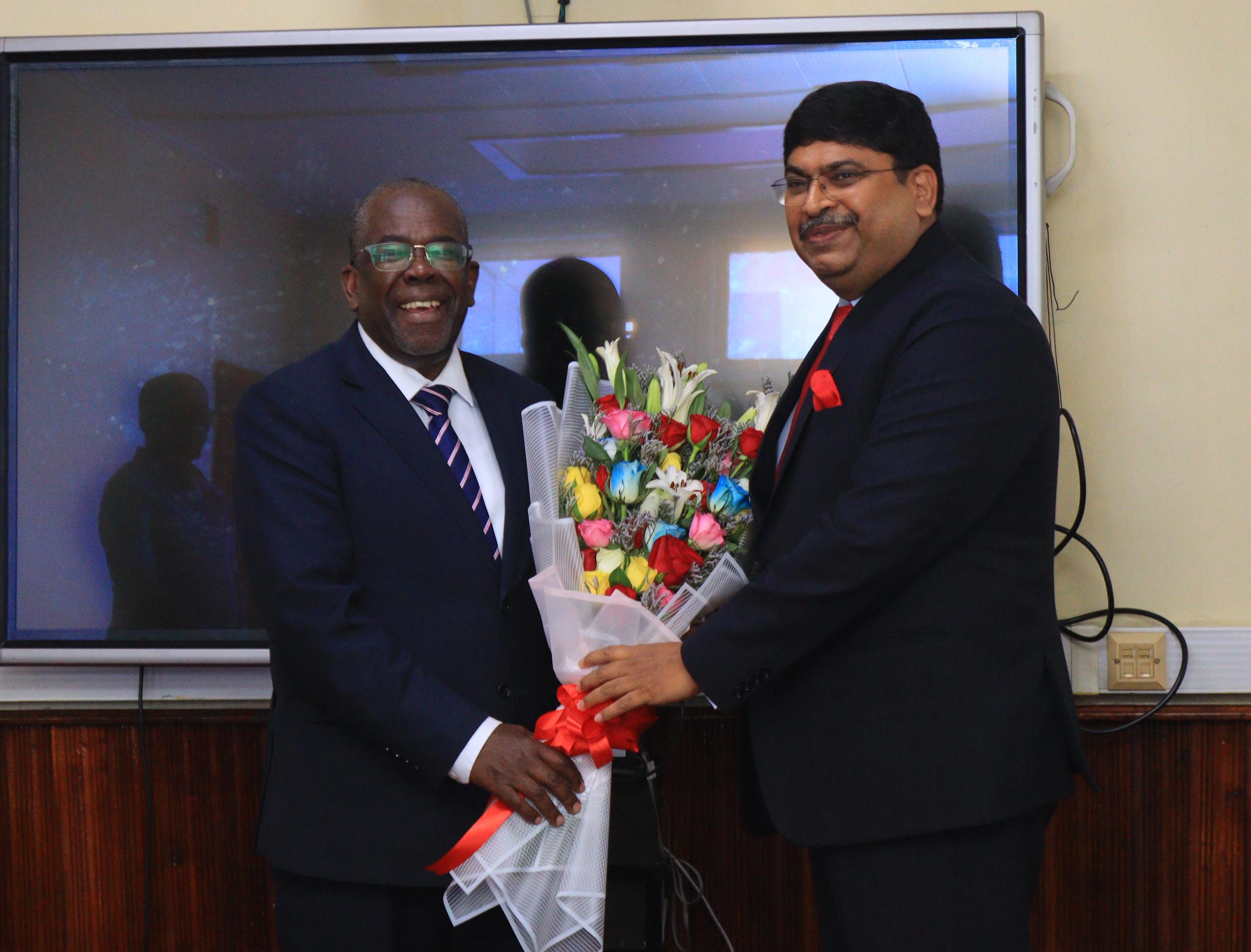 H.E. Shri Bishwadip Dey, High Commissioner of India met with H.E. Amb. Khamis Mussa Omar, Hon�ble Finance Minister of Ta – photo 3