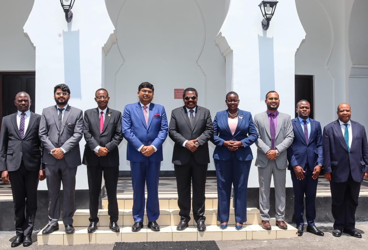 H.E. Shri Bishwadip Dey, High Commissioner of India to Tanzania called on H.E. Dr. Emmanuel Nchimbi, Hon�ble Vice Presid – photo 5
