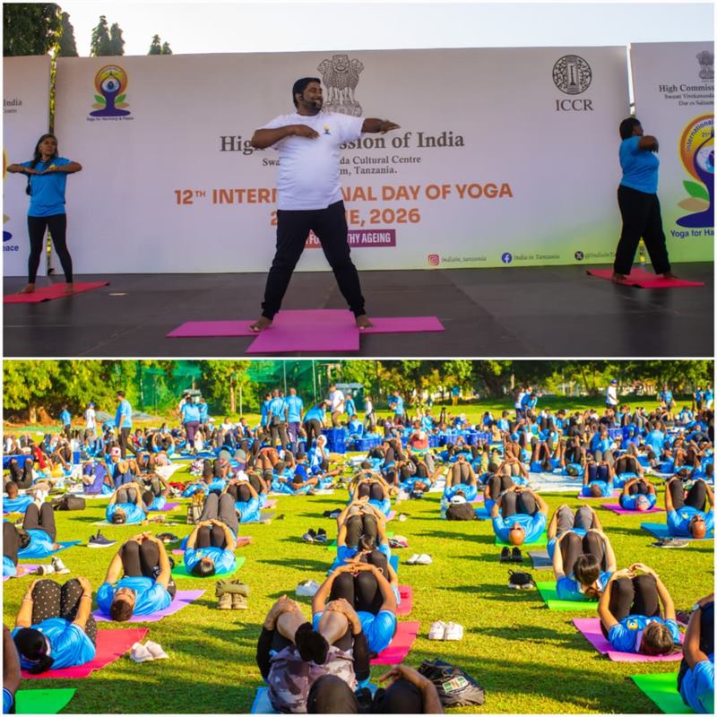 International Day of Yoga (IDY) celebrations in Dar es Salaam attended by 2500+ participants (21 June 2026) – photo 15