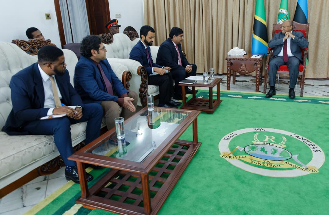 President H.E. Dr. Hussein Ali Mwinyi received the High Commissioner of India to Tanzania, H.E. Bishwadip Dey, at the St – photo 7