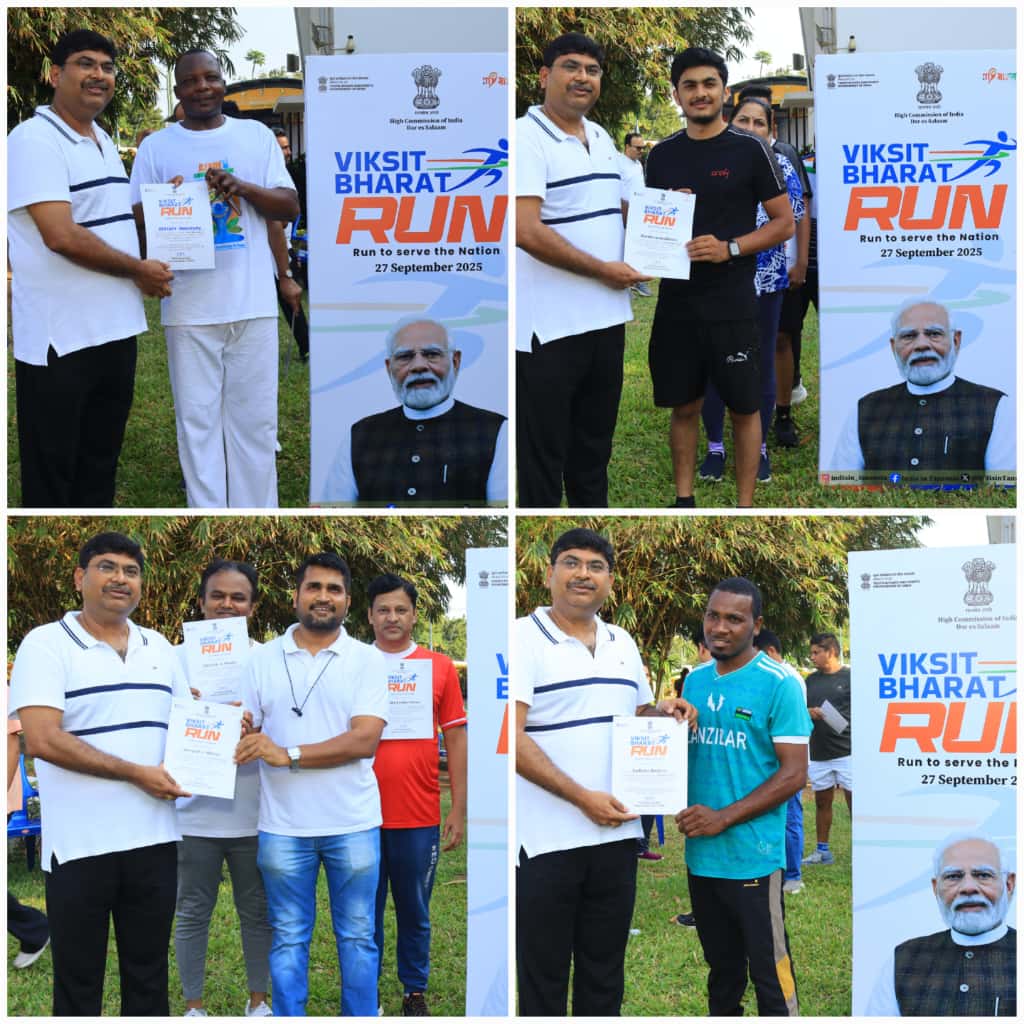 High Commission of India organized Viksit Bharat Run in Dar es Salaam as part of Seva Pakhwada (27 September 2025) – photo 10