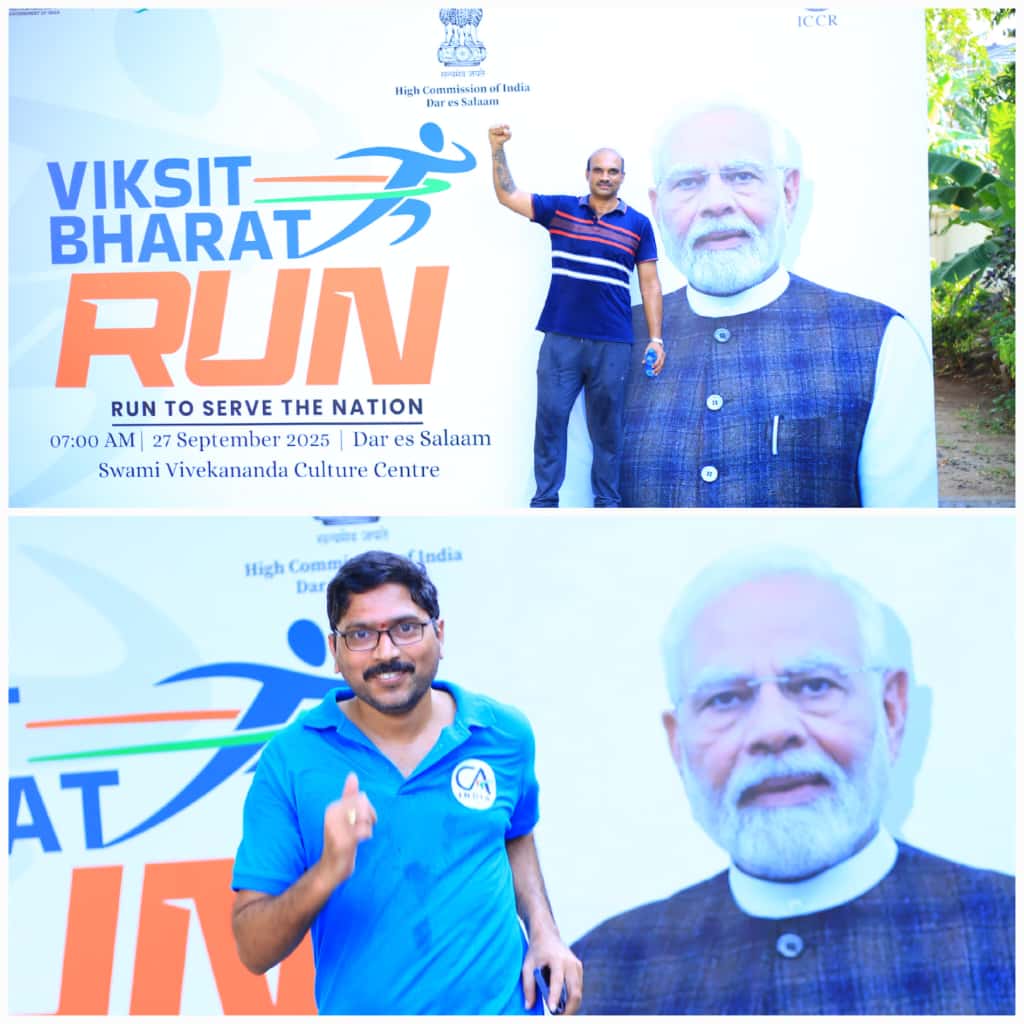 High Commission of India organized Viksit Bharat Run in Dar es Salaam as part of Seva Pakhwada (27 September 2025) – photo 3