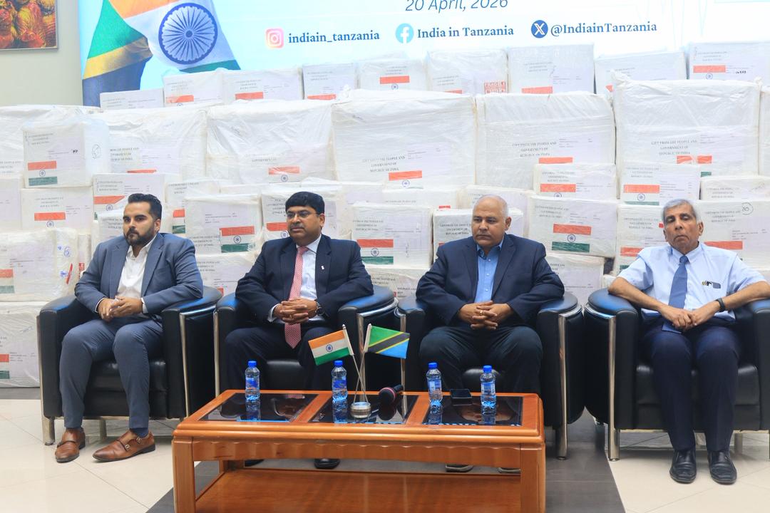 High Commission of India in Dar es Salaam handed-over two tonnes of life saving drugs and essential medicines to Shre Hi – photo 3