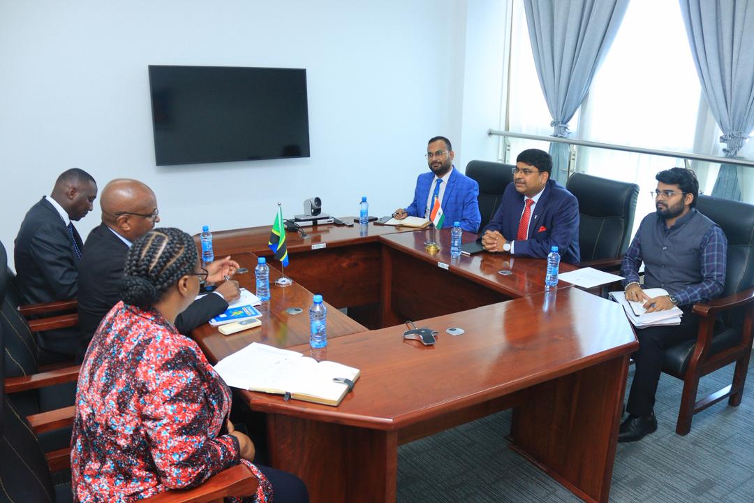 H.E. Shri Bishwadip Dey, High Commissioner of India met with Amb. Samwel William Shelukindo, Permanent Secretary of the – photo 4