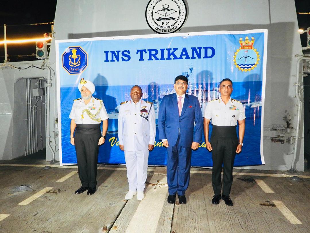 Deck reception onboard INS Trikand (05 April 2026) – photo 5
