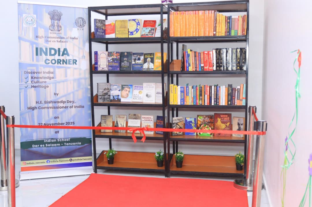 Mr. Bishwadip Dey, High Commissioner of India to Tanzania, inaugurated the "India Book Corner" at the Indian School in D – photo 3
