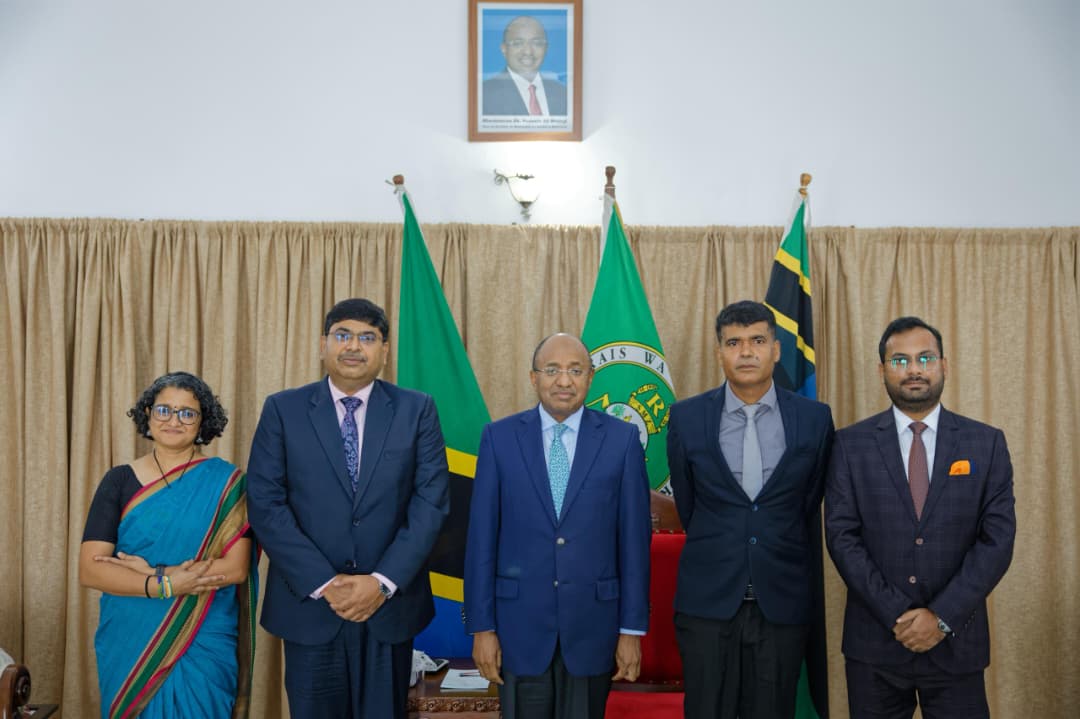 Mr Bishwadip Dey, High Commissioner of India to the United Republic of Tanzania called on Hon. Dr. Hussein Ali Mwinyi, P – photo 2