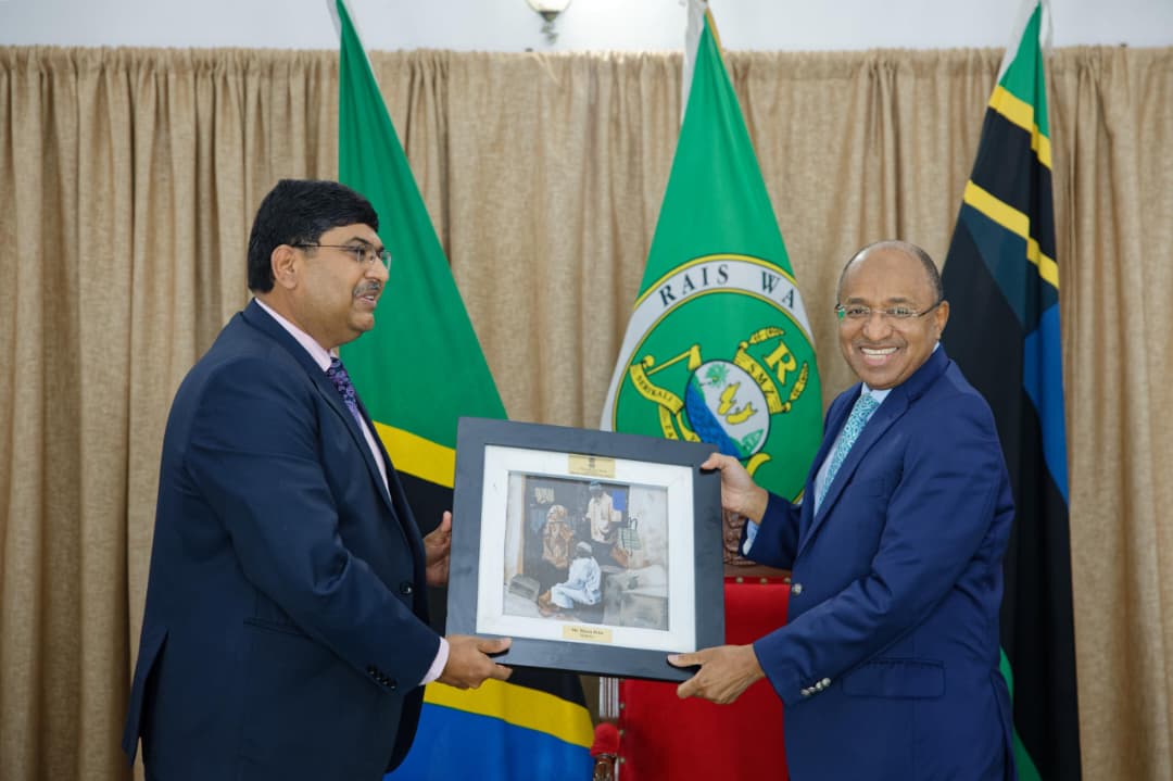 Mr Bishwadip Dey, High Commissioner of India to the United Republic of Tanzania called on Hon. Dr. Hussein Ali Mwinyi, P – photo 3