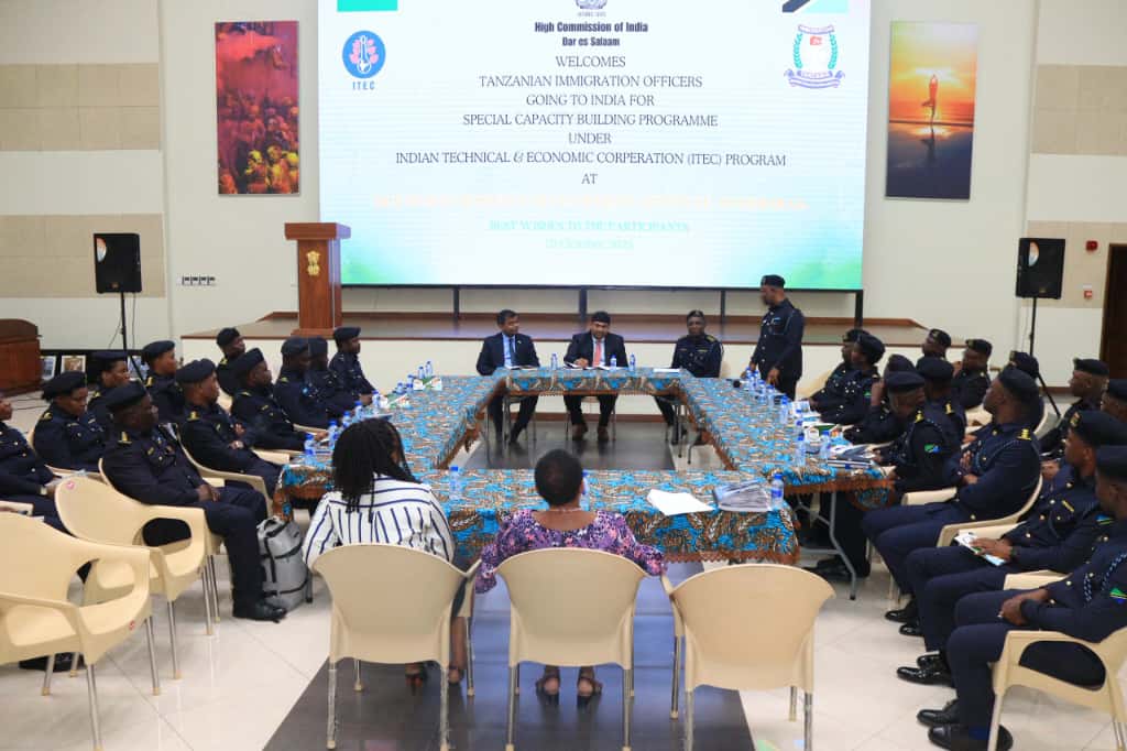 High Commission hosted an orientation for 30 officers from the Tanzania Immigration Department going to attend an ITEC C – photo 5