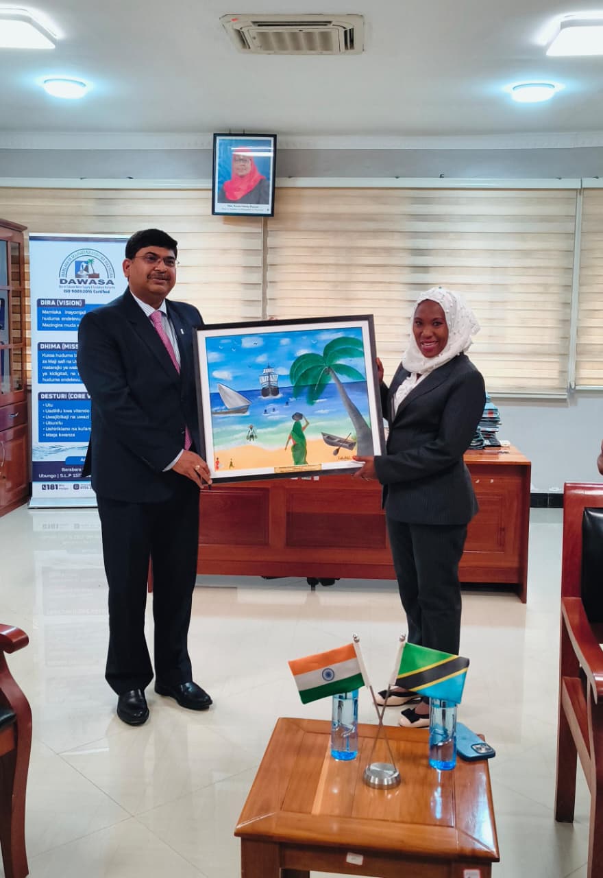 H.E. Mr. Bishwadip Dey, High Commissioner of India to Tanzania, met with H.E. Eng. Mwajuma Waziri, Permanent Secretary,  – photo 4