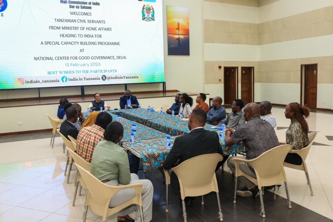 High Commission hosted an orientation for Ministry of Home Affairs officials attending an ITEC Program for Tanzanian Civ – photo 6