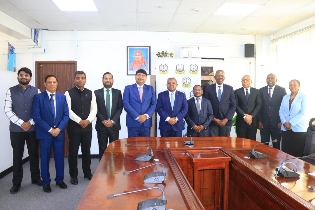 H.E. Shri Bishwadip Dey, High Commissioner of India to Tanzania met with Mr. Yusuph Juma Mwenda, Commissioner General of – photo 2