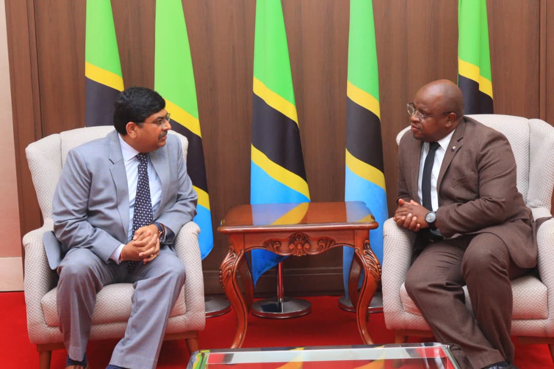 H.E. Mr. Bishwadip Dey, High Commissioner of India to Tanzania met with H.E. Dr. Ng'waru Jumanne Maghembe (MP), Hon'ble  – photo 2