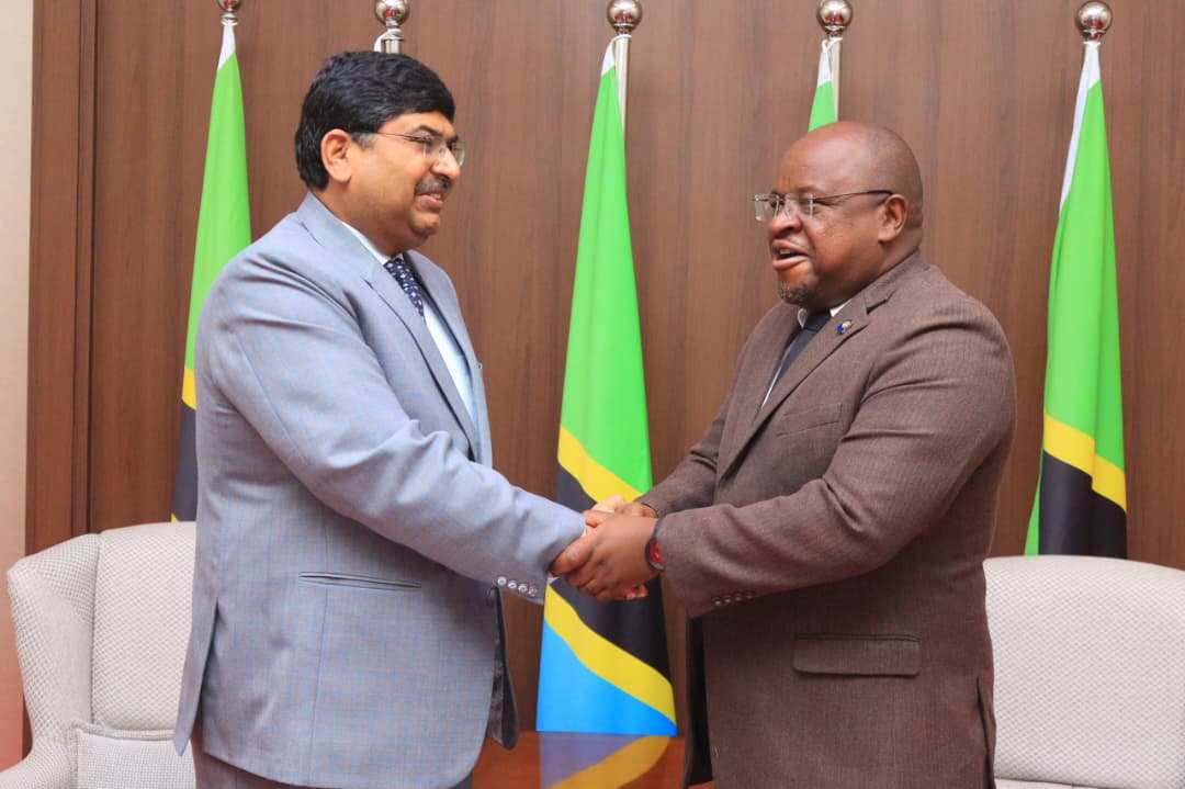 H.E. Mr. Bishwadip Dey, High Commissioner of India to Tanzania met with H.E. Dr. Ng'waru Jumanne Maghembe (MP), Hon'ble  – photo 4