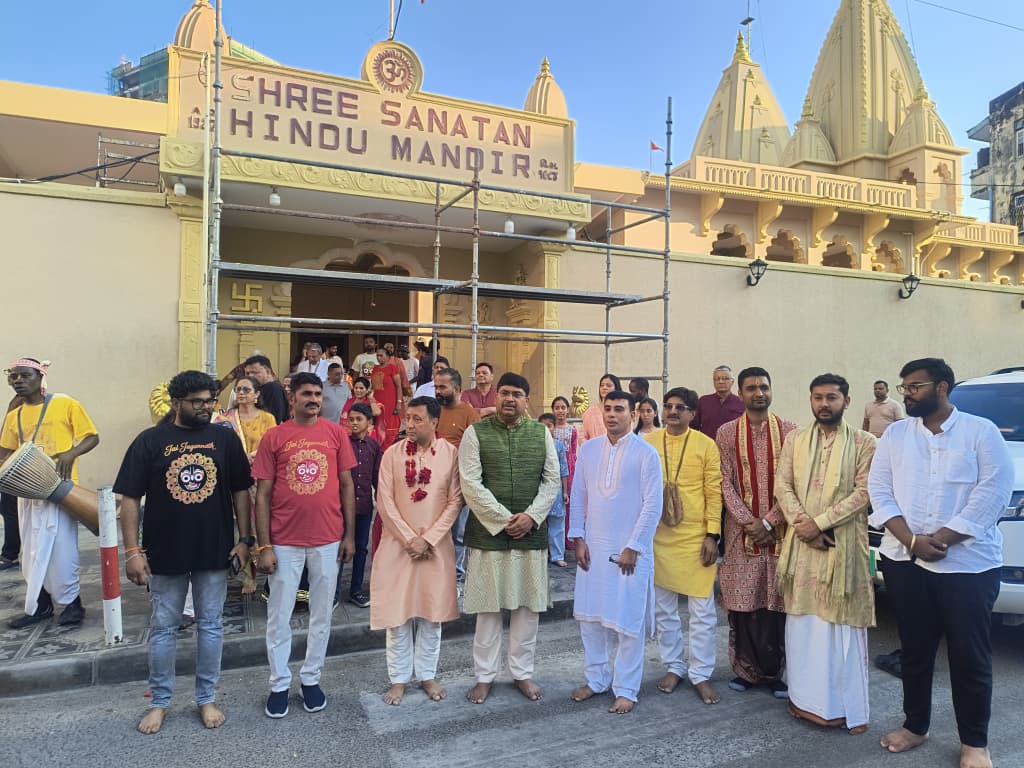 H.E. Bishwadip Dey, High Commissioner of India to Tanzania participated in the Lord Jagannath Rath Yatra organized by IS – photo 6